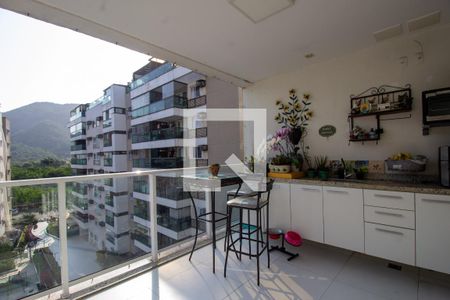 Varanda de apartamento à venda com 3 quartos, 90m² em Recreio dos Bandeirantes, Rio de Janeiro