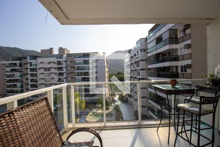 Varanda de apartamento à venda com 3 quartos, 90m² em Recreio dos Bandeirantes, Rio de Janeiro