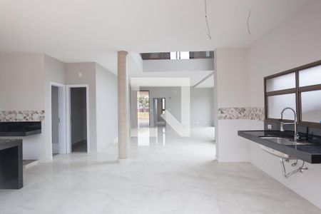 sala de casa de condomínio à venda com 4 quartos, 390m² em Alphaville, Nova Lima