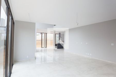 sala de casa de condomínio à venda com 4 quartos, 390m² em Alphaville, Nova Lima