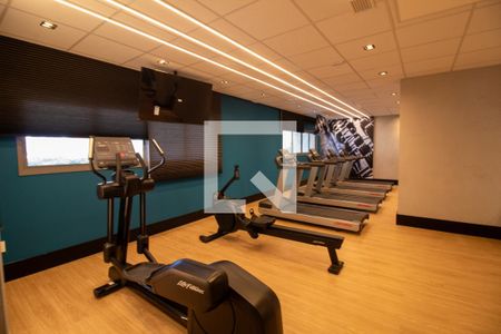 Studio para alugar com 32m², 1 quarto e 1 vaga Studio para alugar com 32m², 1 quarto e 1 vagaÁrea comum - Academia