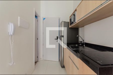 Cozinha de kitnet/studio para alugar com 1 quarto, 28m² em Vila Mariana, São Paulo