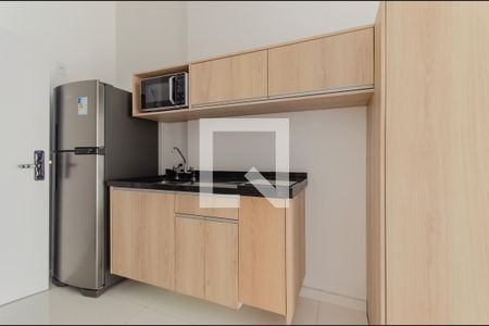 Cozinha de kitnet/studio para alugar com 1 quarto, 28m² em Vila Mariana, São Paulo