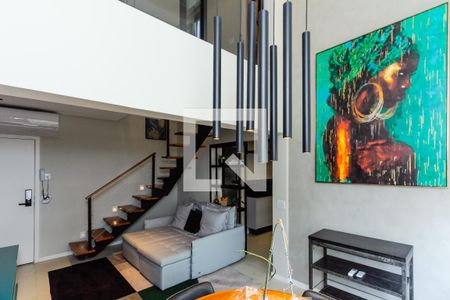 Sala de apartamento para alugar com 2 quartos, 70m² em Vila Olímpia, São Paulo