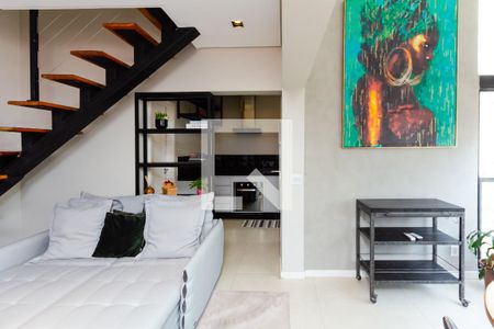 Sala de apartamento para alugar com 2 quartos, 70m² em Vila Olímpia, São Paulo