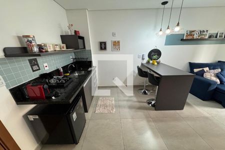 Cozinha de kitnet/studio para alugar com 1 quarto, 38m² em Jardim Botânico, Ribeirão Preto