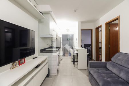 Sala  de apartamento à venda com 2 quartos, 49m² em Chácara Seis de Outubro, São Paulo