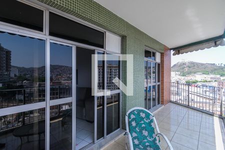 Varanda da Sala de apartamento à venda com 3 quartos, 111m² em Penha, Rio de Janeiro