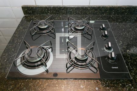 Cozinha - Cooktop de apartamento para alugar com 1 quarto, 30m² em Chácara Seis de Outubro, São Paulo