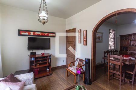 Sala de apartamento à venda com 3 quartos, 130m² em Santo Antônio, Belo Horizonte