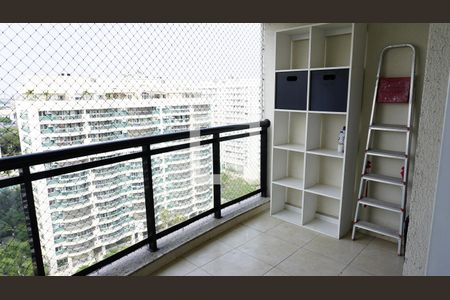 Varanda - Sala de apartamento à venda com 3 quartos, 89m² em Jacarepaguá, Rio de Janeiro