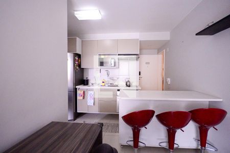 Sala/Cozinha  de apartamento para alugar com 1 quarto, 41m² em Paraíso, São Paulo