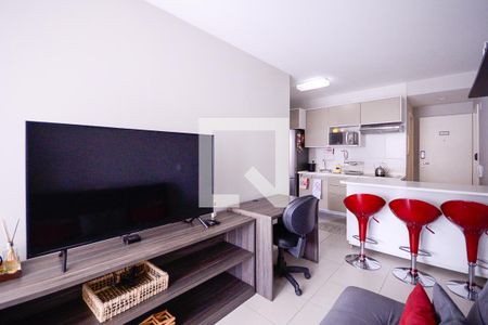 Sala/Cozinha  de apartamento para alugar com 1 quarto, 41m² em Paraíso, São Paulo