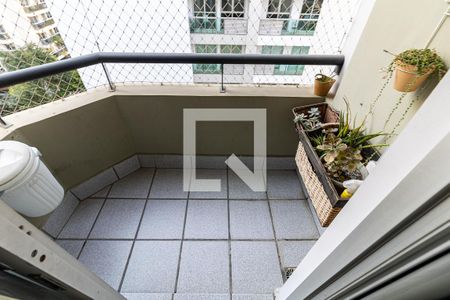 Varanda da Sala de apartamento à venda com 1 quarto, 38m² em Liberdade, São Paulo