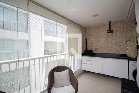 Varanda gourmet da Sala de apartamento à venda com 3 quartos, 70m² em Moinho Velho, São Paulo