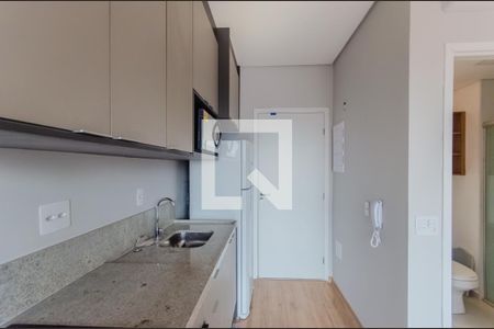 Cozinha de kitnet/studio para alugar com 1 quarto, 29m² em Ipiranga, São Paulo