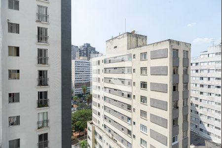 Vista da Sala de apartamento à venda com 1 quarto, 63m² em Bela Vista, São Paulo