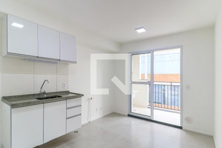 Sala/Cozinha de apartamento para alugar com 2 quartos, 36m² em Jardim Caravelas, São Paulo