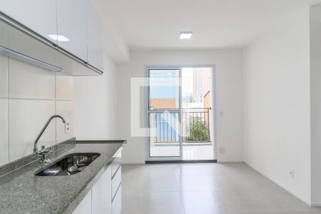 Sala/Cozinha de apartamento para alugar com 2 quartos, 36m² em Jardim Caravelas, São Paulo