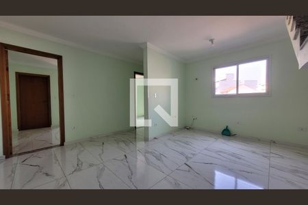 Sala de apartamento à venda com 2 quartos, 100m² em Vila Humaita, Santo André