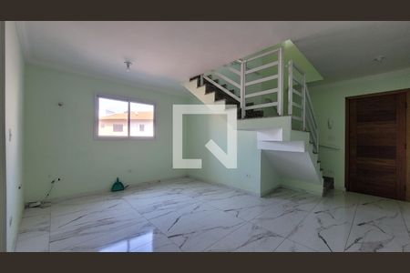 Sala de apartamento à venda com 2 quartos, 100m² em Vila Humaita, Santo André