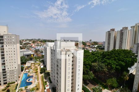 Sala - Vista de apartamento à venda com 2 quartos, 60m² em Mansões Santo Antônio, Campinas