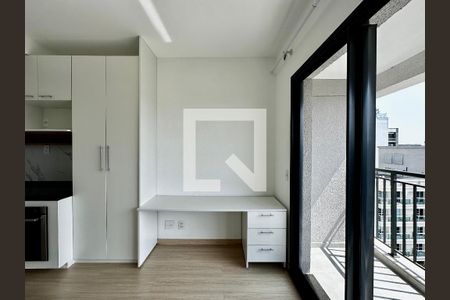 Sala de apartamento para alugar com 1 quarto, 35m² em Santo Amaro, São Paulo