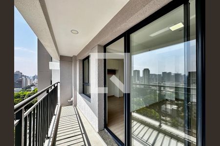 Sacada de apartamento para alugar com 1 quarto, 35m² em Santo Amaro, São Paulo