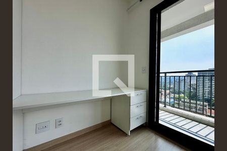 Home Office de apartamento para alugar com 1 quarto, 35m² em Santo Amaro, São Paulo