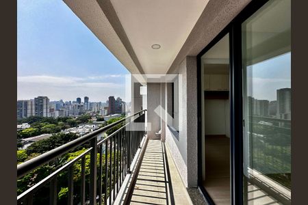 Sacada de apartamento para alugar com 1 quarto, 35m² em Santo Amaro, São Paulo