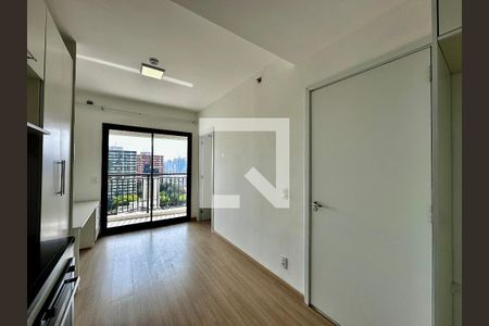 Cozinha de apartamento para alugar com 1 quarto, 35m² em Santo Amaro, São Paulo