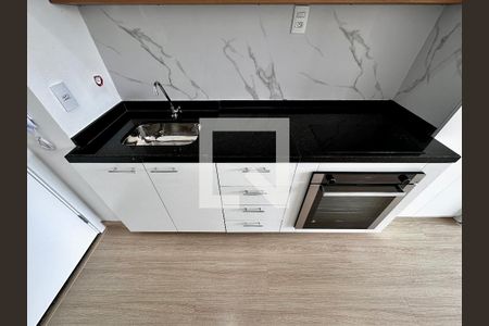 Cozinha de apartamento para alugar com 1 quarto, 35m² em Santo Amaro, São Paulo