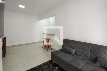 Sala de apartamento para alugar com 3 quartos, 82m² em Canto do Forte, Praia Grande