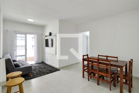 Sala de apartamento para alugar com 3 quartos, 82m² em Canto do Forte, Praia Grande