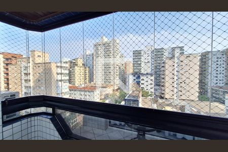 Vista da Sala de apartamento para alugar com 1 quarto, 72m² em Canto do Forte, Praia Grande