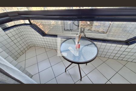 Varanda da Sala de apartamento para alugar com 1 quarto, 72m² em Canto do Forte, Praia Grande