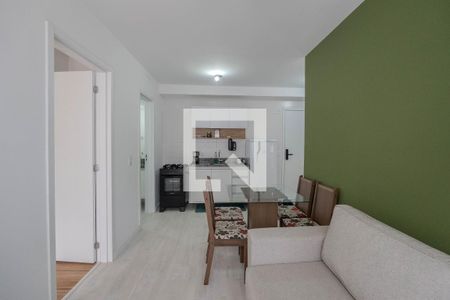 Sala/Cozinha de apartamento à venda com 1 quarto, 37m² em Bela Vista, São Paulo