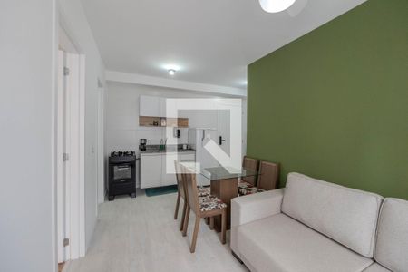 Sala/Cozinha de apartamento à venda com 1 quarto, 37m² em Bela Vista, São Paulo