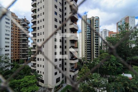 Vista da Sala de apartamento à venda com 3 quartos, 124m² em Vila Andrade, São Paulo