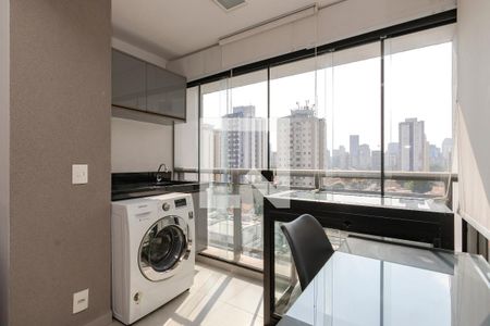 Varanda de apartamento à venda com 1 quarto, 37m² em Cidade Monções, São Paulo