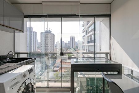 Varanda de apartamento à venda com 1 quarto, 37m² em Cidade Monções, São Paulo