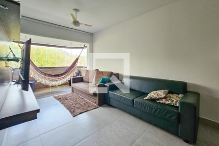 Sala de apartamento para alugar com 2 quartos, 71m² em Vila Alzira, Guarujá