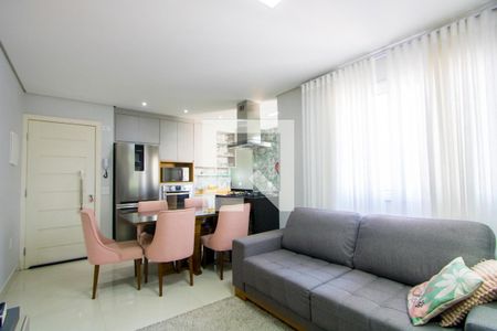 Sala de apartamento à venda com 3 quartos, 141m² em Vila Assunção, Santo André