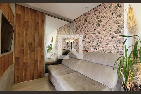 Sala de apartamento à venda com 2 quartos, 64m² em Vila Curuçá, Santo André