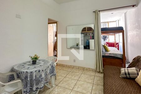 Sala de apartamento para alugar com 1 quarto, 37m² em Copacabana, Rio de Janeiro