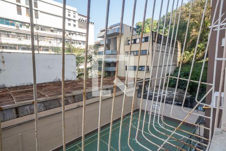 Quarto vista da janela de apartamento à venda com 1 quarto, 24m² em Laranjeiras, Rio de Janeiro