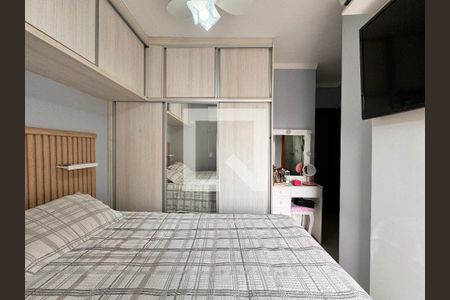 Suite de apartamento à venda com 2 quartos, 56m² em Vila Camilópolis, Santo André