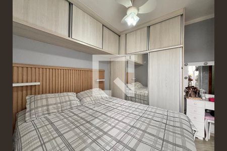 Suite de apartamento à venda com 2 quartos, 56m² em Vila Camilópolis, Santo André