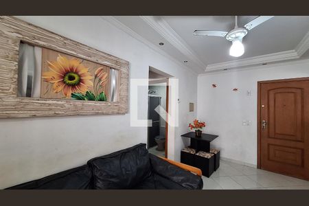 Sala de apartamento para alugar com 1 quarto, 47m² em Aviação, Praia Grande