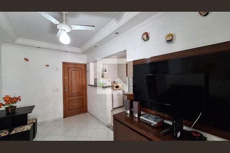 Sala de apartamento para alugar com 1 quarto, 47m² em Aviação, Praia Grande